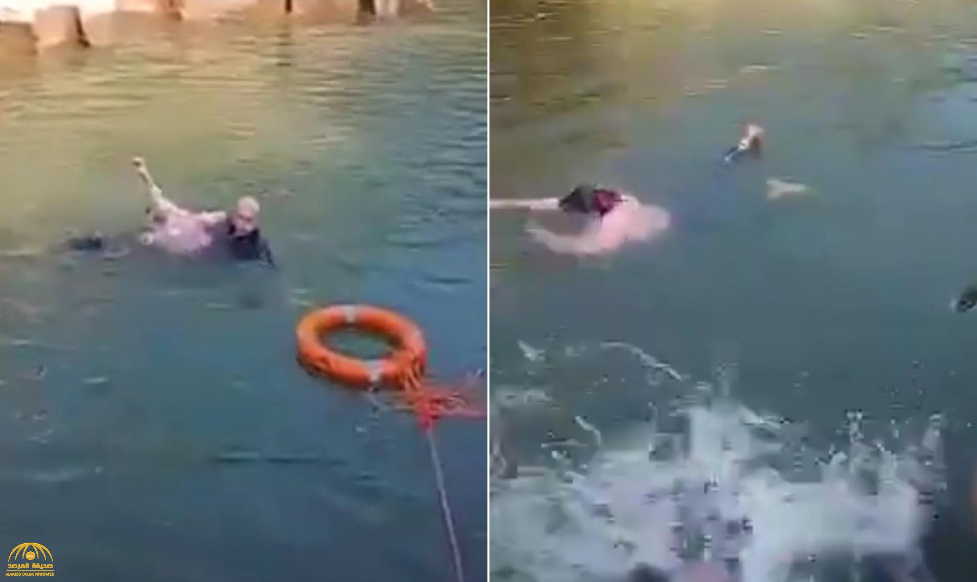 شاهد.. قنصل بريطاني يقفز في النهر وينقذ امرأة من الغرق في الصين