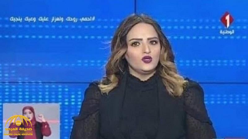 شاهد .. مذيعة تونسية تتعرض لوعكة صحية خلال نشرة الأخبار