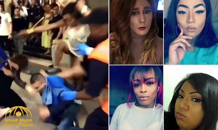 شاهد: فتيات متحولات جنسيا يعتدين على مراهق بالضرب المبرح بعد أن سخر منهن في شوارع لندن