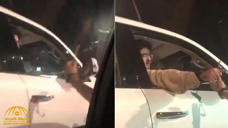 شاهد .. ردة فعل الأمير عبدالعزيز بن فهد تجاه مواطن لاحقه على طريق سريع !