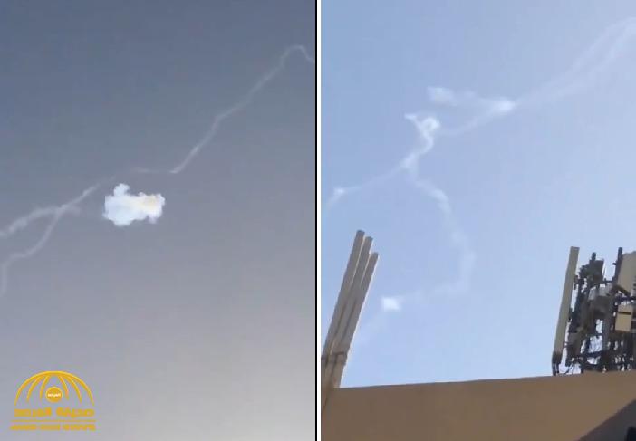شاهد: لحظة تدمير الصاروخ الباليستي في سماء الرياض.. والكشف عن سبب وصوله لسماء العاصمة وعدم تدميره على الحدود
