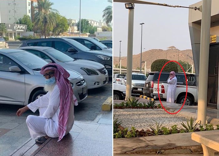 شاهد بالصور: فتاة سعودية تسجل لحظات انتظار والدها لها من المدرسة حتى البحث عن وظيفة