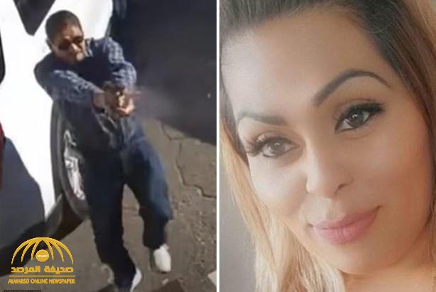شاهد : أمريكي ينهي حياة صديقته بوابل من الرصاص أمام منزل عائلتها في لوس أنجلوس.