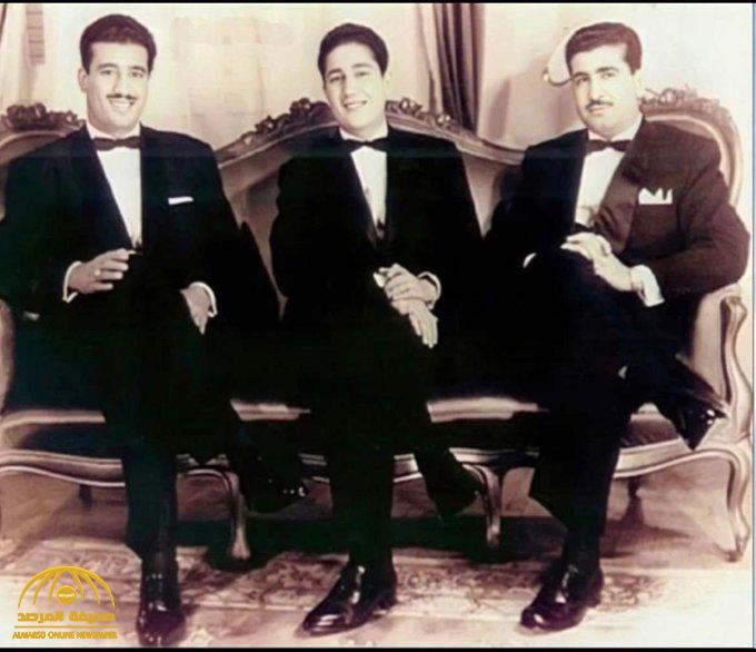 شاهد: صورة نادرة لـ"الملك سلمان" بجانب 2 من الأمراء يرتدون "البدلات".. والكشف عن اسميهما