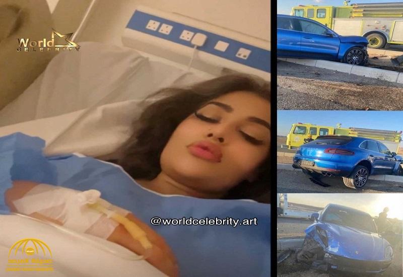 شاهد .. نقل "روزانا اليامي" للمستشفى بعد تعرضها لحادث سير