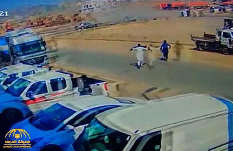 شاهد.. أول فيديو للحادث المروّع بين مركبتين في تقاطع "مخطط ولي العهد6" جنوب مكة