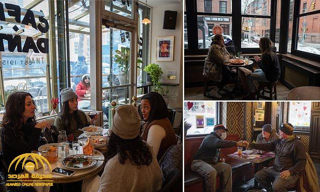 شاهد بالصور.. المطاعم الأمريكية تستقبل الزبائن في "عيد الحب" بعد إغلاق استمر شهور بسبب كورونا