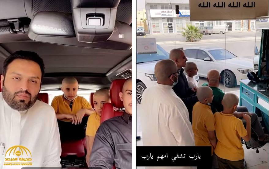 شاهد : مشهور السناب "منصور الرقيبة" يكشف قصة لقائه بـ5 أشقاء يحلقون رؤوسهم بالموس داخل صالون حلاقة