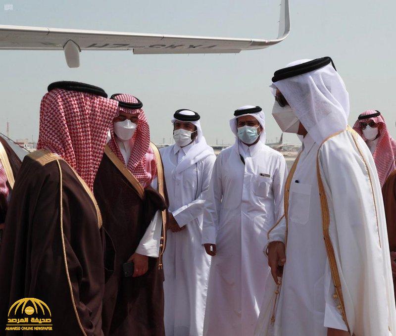 بالصور.. وزير الخارجية يصل قطر في زيارة رسمية