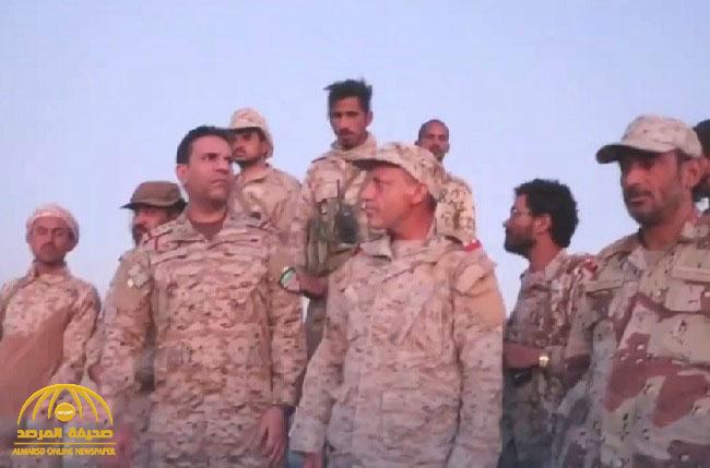 شاهد .. فيديو يوثق لحظة زيارة المتحدث باسم التحالف لجبهة ⁧مأرب⁩ في اليمن