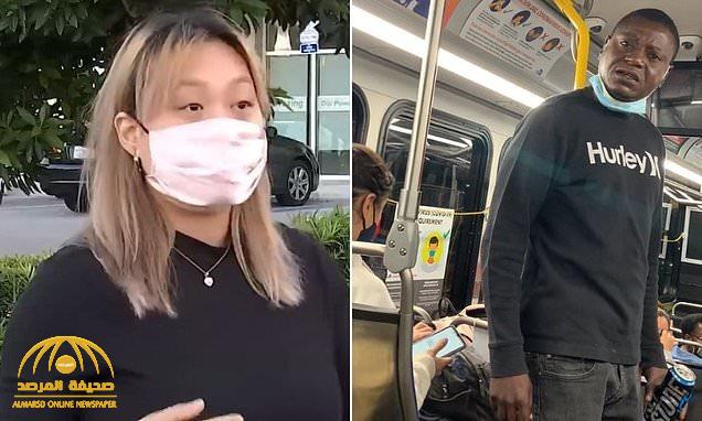 وصفها بـ "الحمارالقبيح".. شاهد: أمريكي أسمر يشتم امرأة داخل حافلة بعدما طالبته بارتداء الكمامة