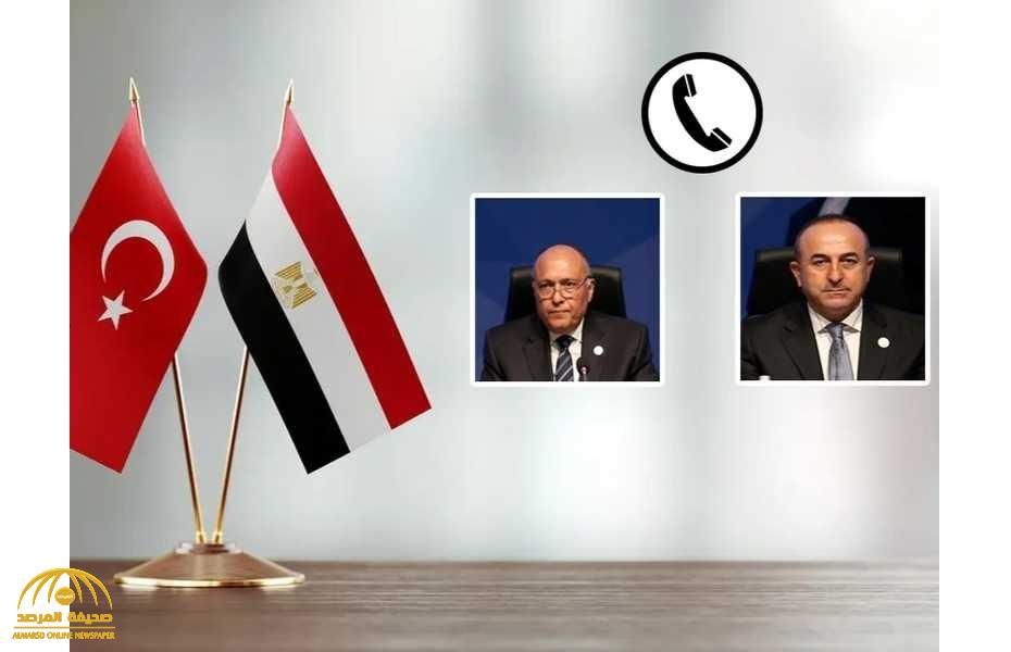 وزير الخارجية التركي يكشف  تفاصيل المكالمة الهاتفية التي أجراها مع نظيره المصري
