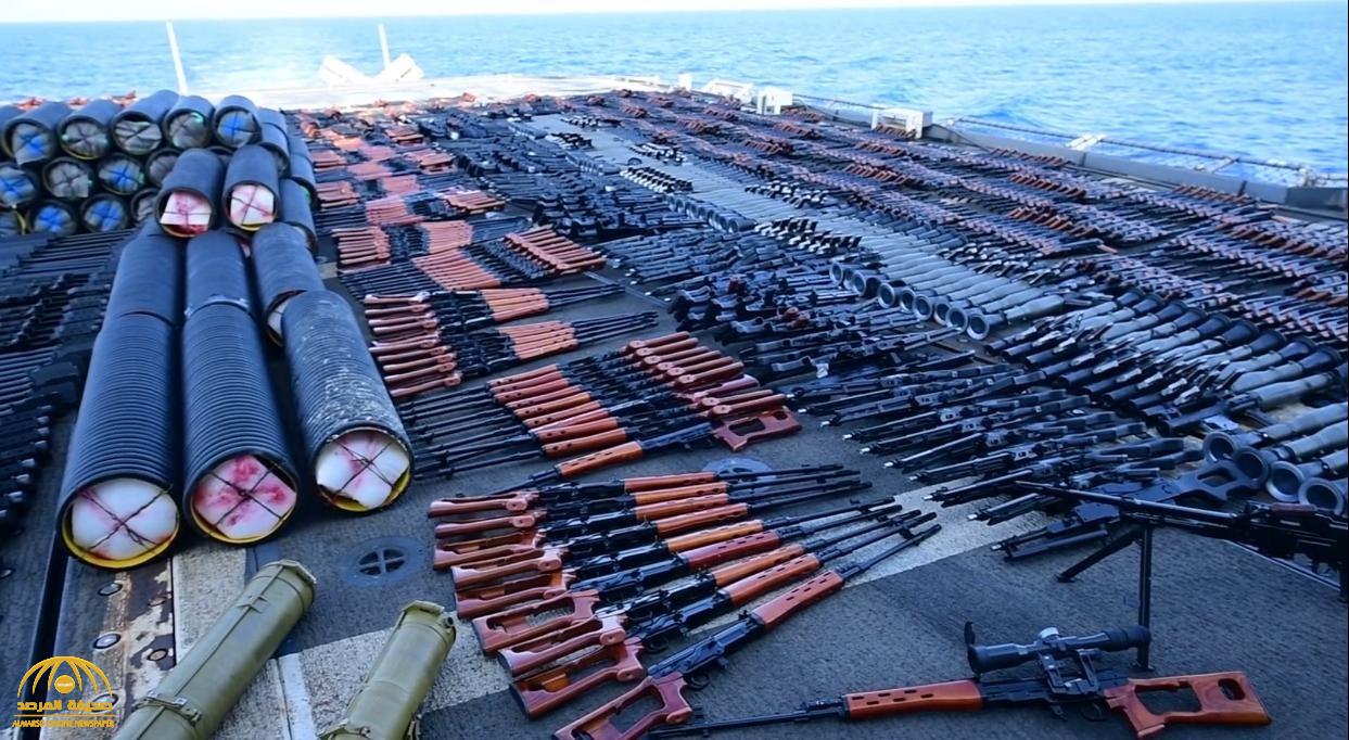 شاهد :  الأسطول الأميركي الخامس يضبط شحنة أسلحة محظورة على مركب شراعي في بحر العرب