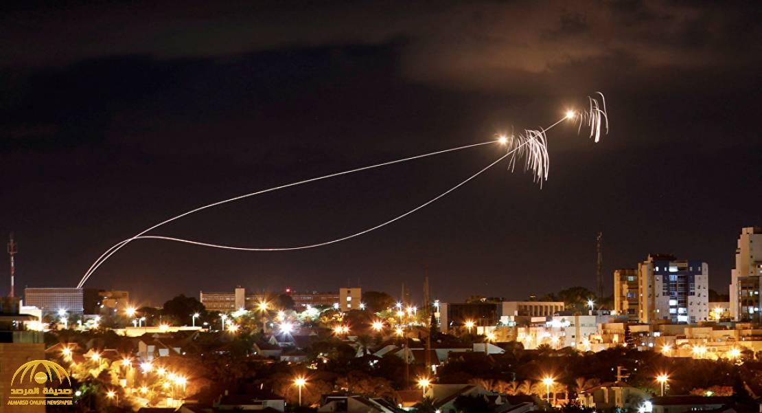 الآن.. شاهد: حماس تطلق أكثر من 150 صاروخًا على عسقلان والقبة الحديدة الإسرائيلية تتصدى