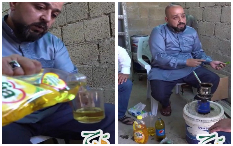 شاهد: أردني تائب يكشف كيف كان يغش الناس في  "زيت الزيتون" بوضع الفلفل وصبغات مسرطنة