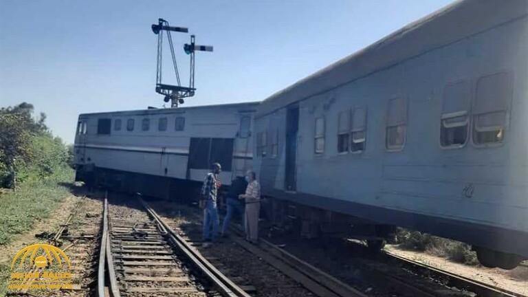 شاهد.. قطار جديد يخرج عن القضبان في مصر