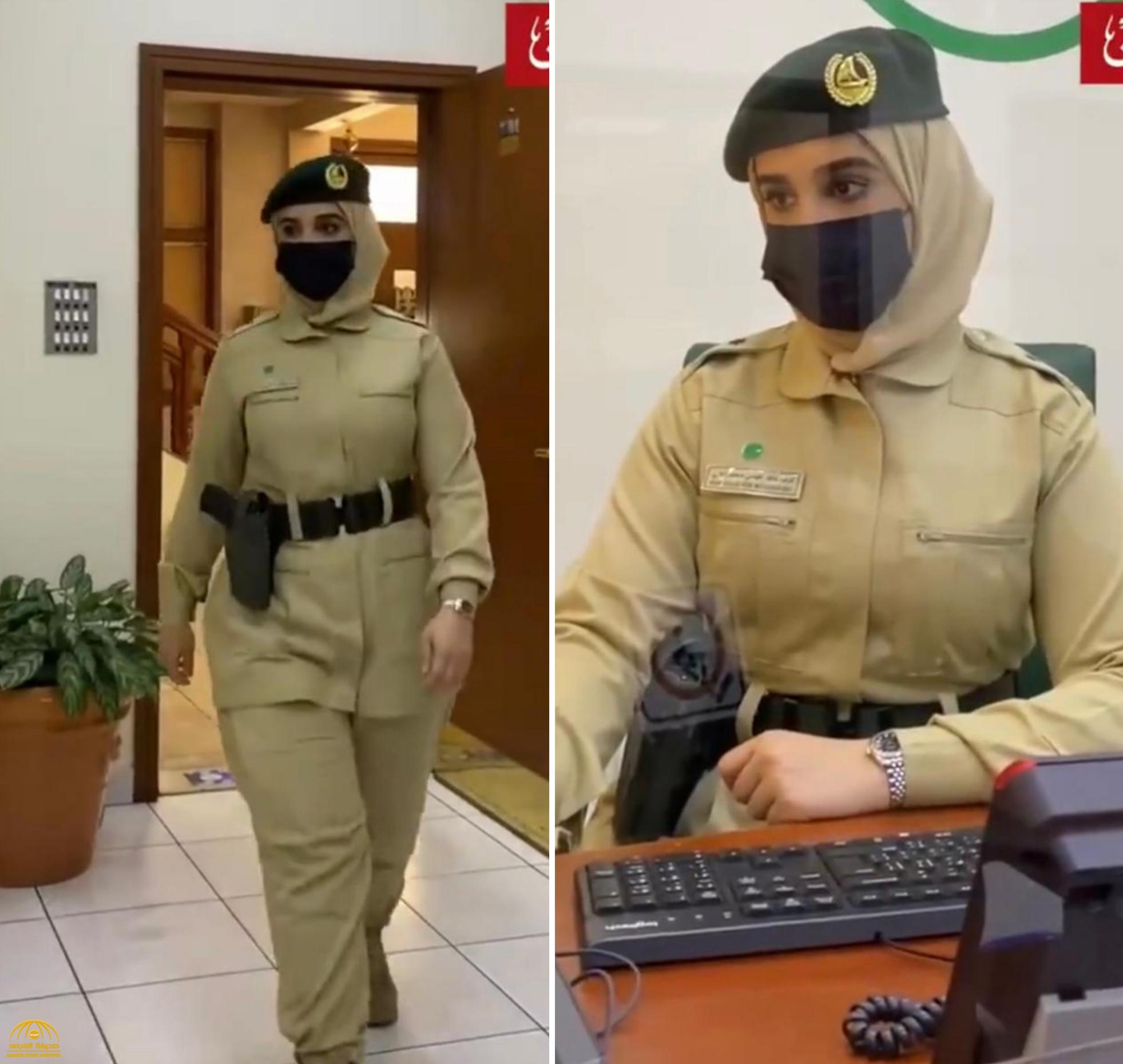 شاهد.. أول ضابطة إماراتية مناوب عام  على مستوى شرطة دبي