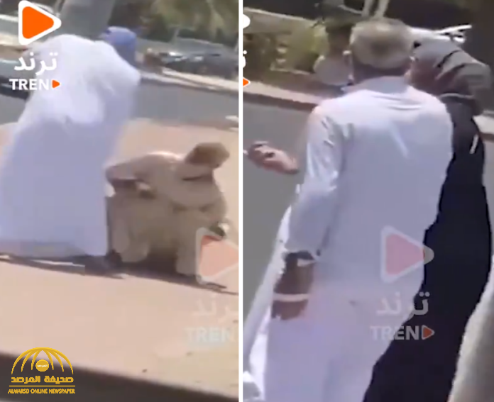 شخص يعتدي بالضرب على وافد "مسن" في نهار رمضان بالكويت.. شاهد: ردة فعل سيدة على الموقف