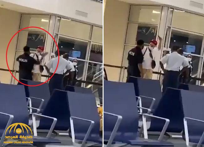 شاهد.. شرطي يصفع مغني راب شهير في مطار هولندي بسبب فحص كورونا