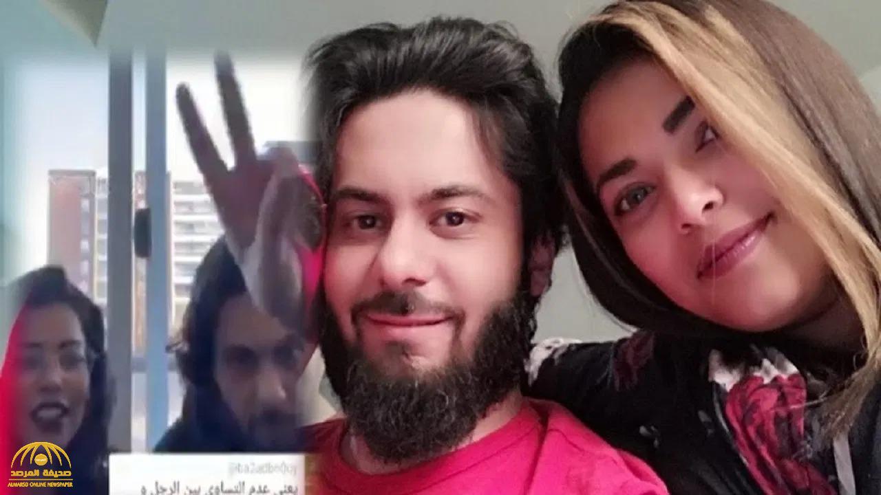 شاهد: الهارب "فيصل ناصر"  يظهر مع فتاة سعودية ويكشف مفاجأة بشأن علاقته بها