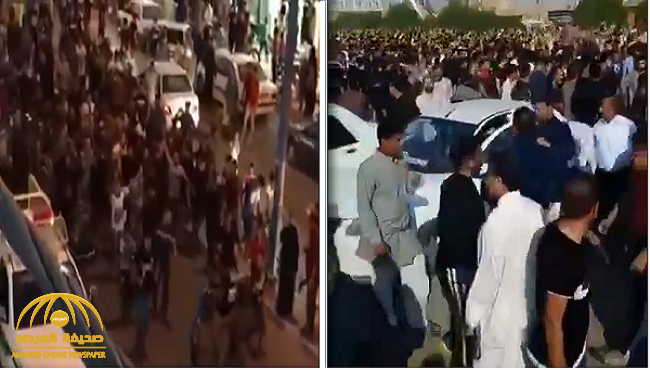 شاهد: اندلاع احتجاجات ضخمة ضد النظام الإيراني في عدد من مدن الأحواز
