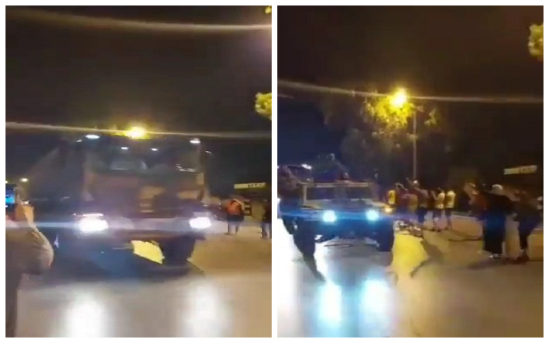 شاهد: عربات الجيش التونسي تطوق مبنى البرلمان بعد الإطاحة بحزب النهضة الإخواني