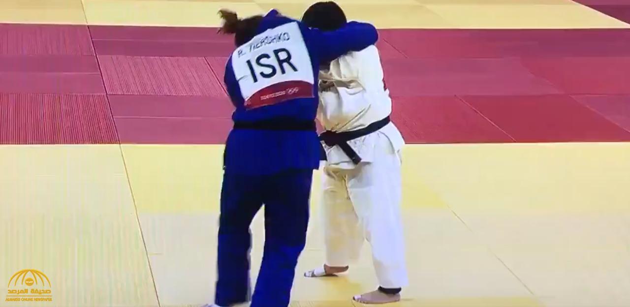 شاهد.. لحظة سقوط لاعبة الجودو الإسرائيلية على الأرض وهزيمتها أمام منافستها اليابانية