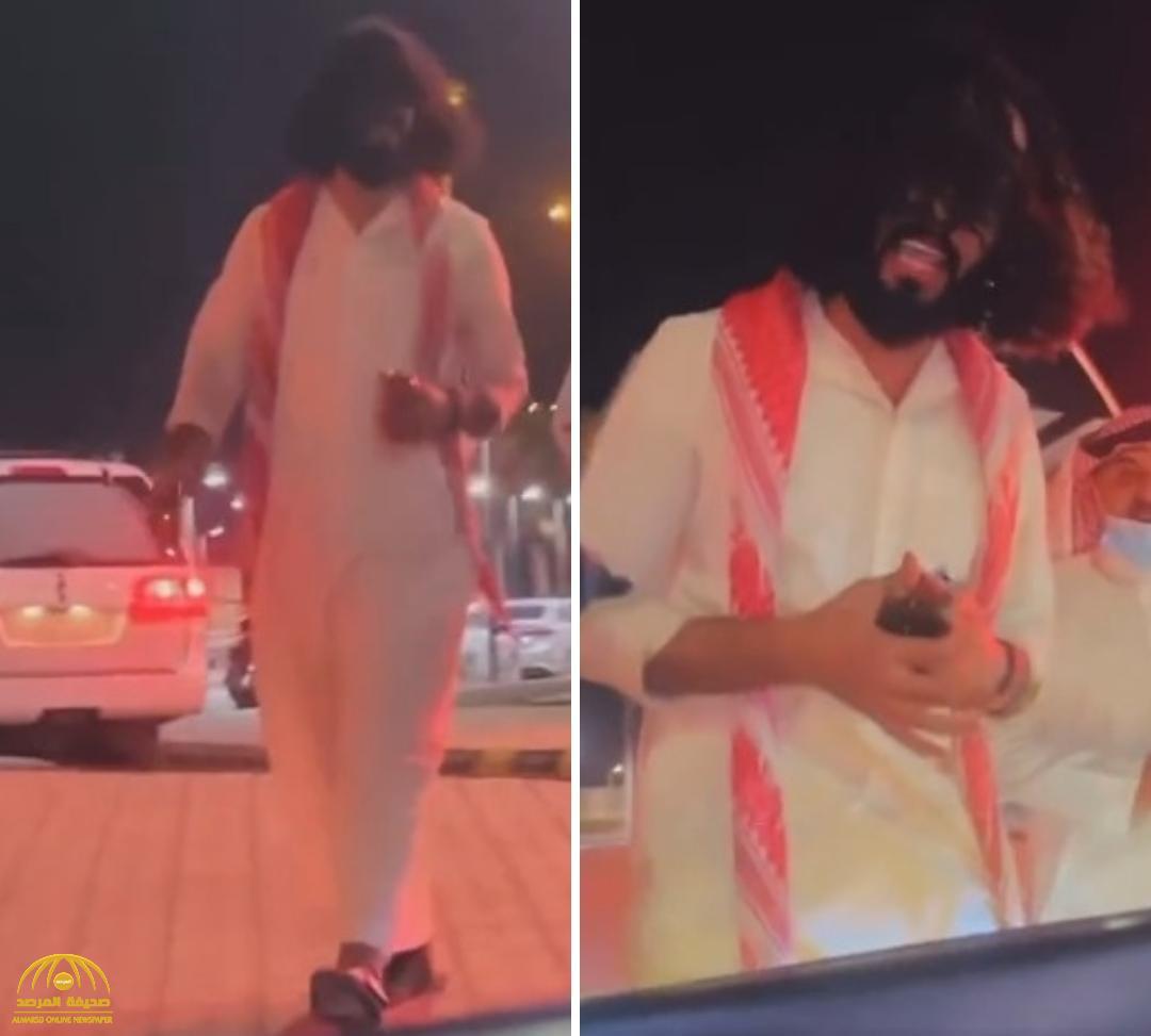 شاهد.. شاب سعودي يتقمص شخصية رشاش بعد المسلسل المثير للجدل