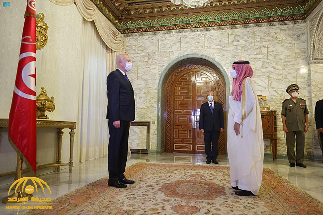 شاهد .. تفاصيل استقبال الرئيس التونسي لوزير الخارجية الأمير فيصل بن فرحان في قصر قرطاج