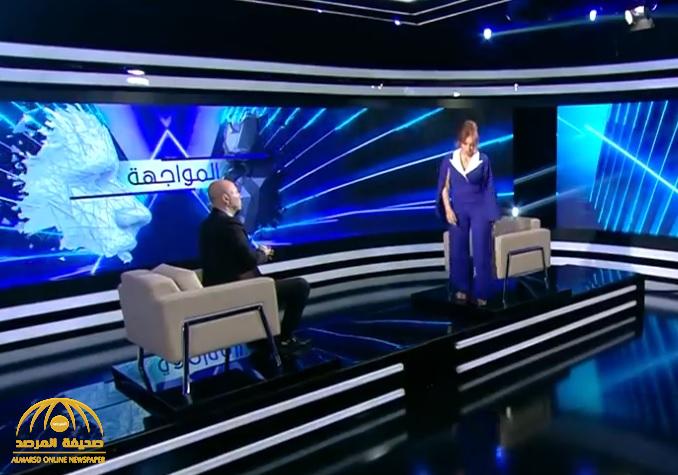 شاهد .. لحظة انسحاب الفنانة "سوزان نجم الدين" من برنامج على الهواء بعد سؤال عن بشار الأسد!