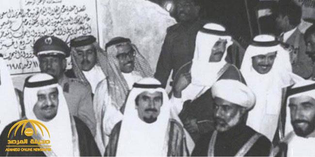 شاهد.. صورة نادرة للملك فهد وقادة من دول الخليج .. والكشف عن تاريخها ومناسبتها
