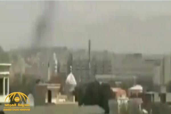 شاهد: تصاعد الدخان في السفارة الأمريكية بكابل