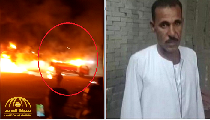 بالفيديو.. سائق مصري شجاع يقود شاحنة وقود مشتعلة لينقذ قريته من الحريق