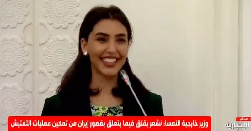 بالفيديو: صحفية سعودية توجه سؤالاً لوزير خارجية النمسا بالألمانية.. شاهد ردة فعله