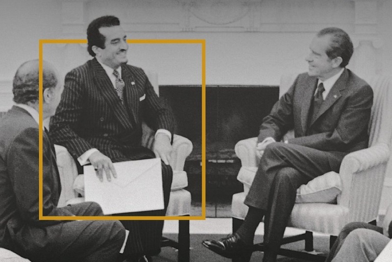 شاهد: صورة نادرة للملك فهد والرئيس الأمريكي "نيكسون" .. والكشف عن تاريخ التقاطها