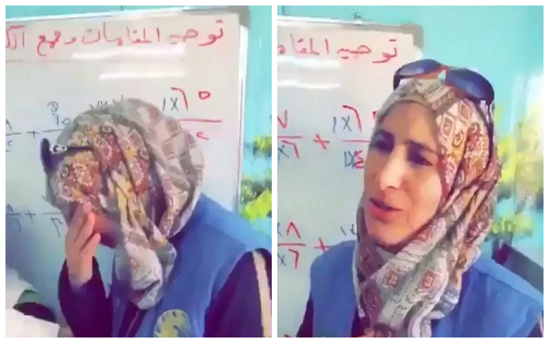شاهد.. ردة فعل معلمة سورية مصابة بالسرطان بعد توجيه خادم الحرمين بعلاجها في المملكة