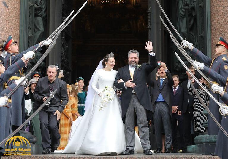 لأول مرة منذ 100 عامً.. شاهد : حفل زفاف ضخم لأحد قياصرة روسيا على الأراضي الروسية