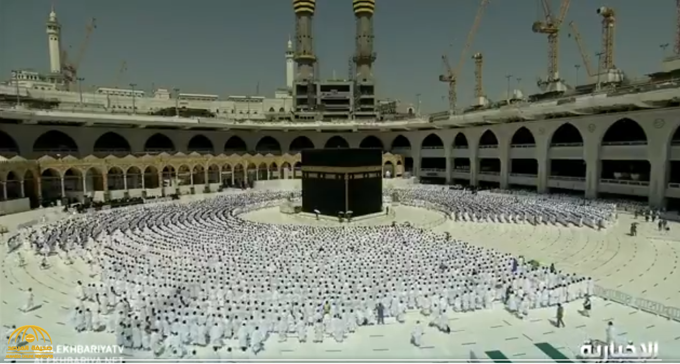 شاهد: أول صلاة جمعة بالمسجد الحرام بعد إلغاء التباعد ورفع الطاقة الاستيعابية