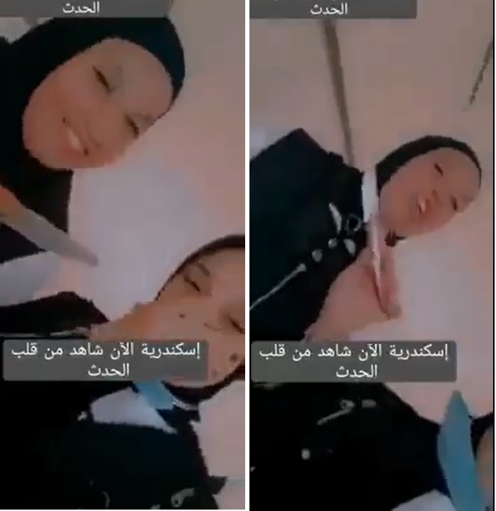 مصر..شاهد: تهديد طالبتين بقتل زميلتهما بـ"السكين" ‏وفصل رأسها عن جسمها