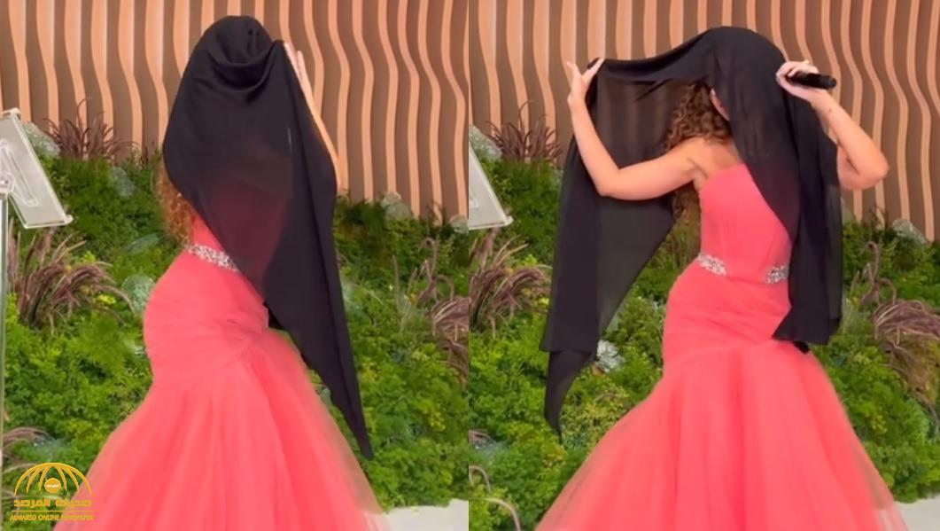 "على قرع طبول السامري" ... شاهد : فنانة لبنانية شهيرة تغني وترقص في حفل زواج بالدوحة