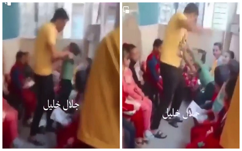 مصر.. شاهد: فيديو صادم لمدرس يعتدي على طالب بالضرب بطريقة وحشية