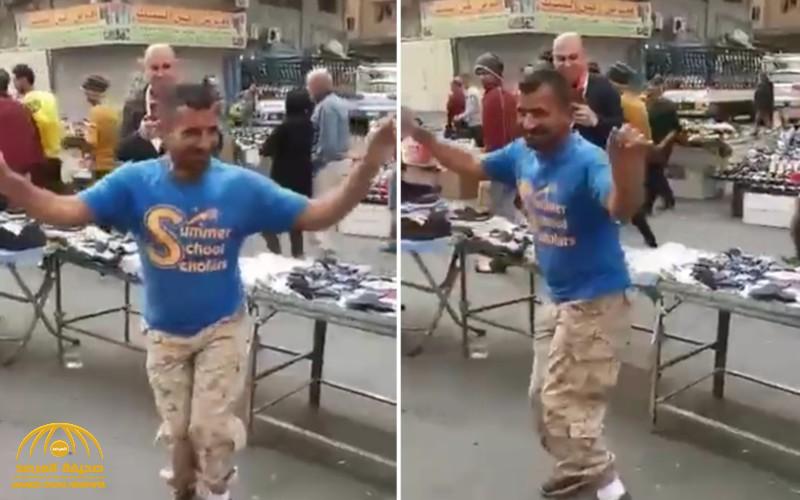 شاهد.. عراقي يرقص فرحا بخسارة ميليشيات إيران في الانتخابات النيابية