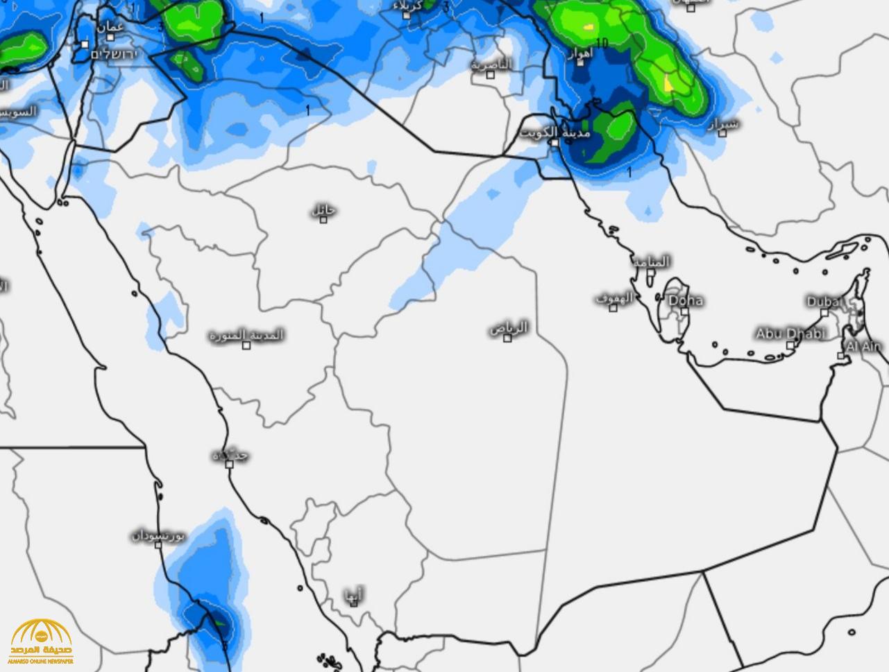 "المسند" يكشف عن المناطق المتأثرة بالحالة المطرية في يومها الثاني!