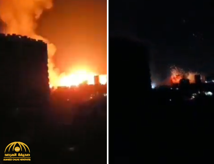 "انفجارات لا تهدأ".. شاهد: ضربات ليلية لمقاتلات التحالف على مواقع عسكرية حوثية في صنعاء