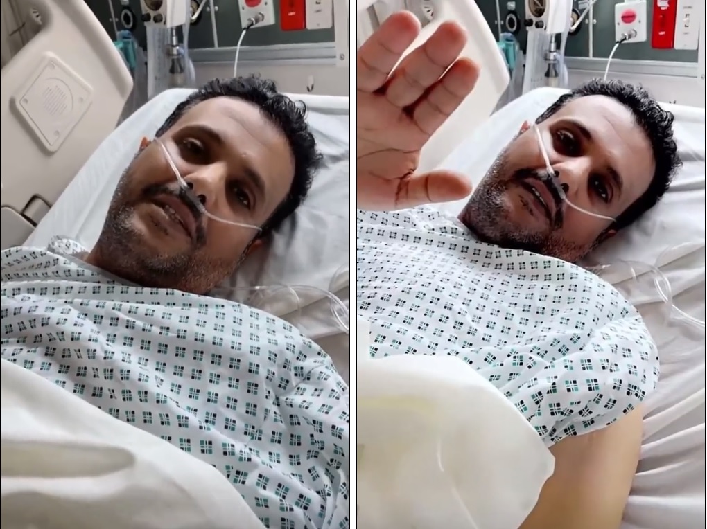 شاهد: "يوسف العنزي" الطرف الآخر في  حادث  "محمد الشمري" يتحدث للكاميرا لأول مرة بعد إصابته