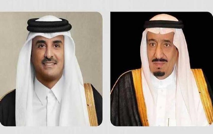 خادم الحرمين يبعث رسالة خطية إلى أمير قطر