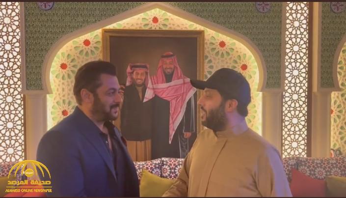 شاهد.. تركي آل الشيخ ينشر فيديو مع الممثل الهندي سلمان خان.. ويعلق: "في انتظار حفلته بالبوليفارد"