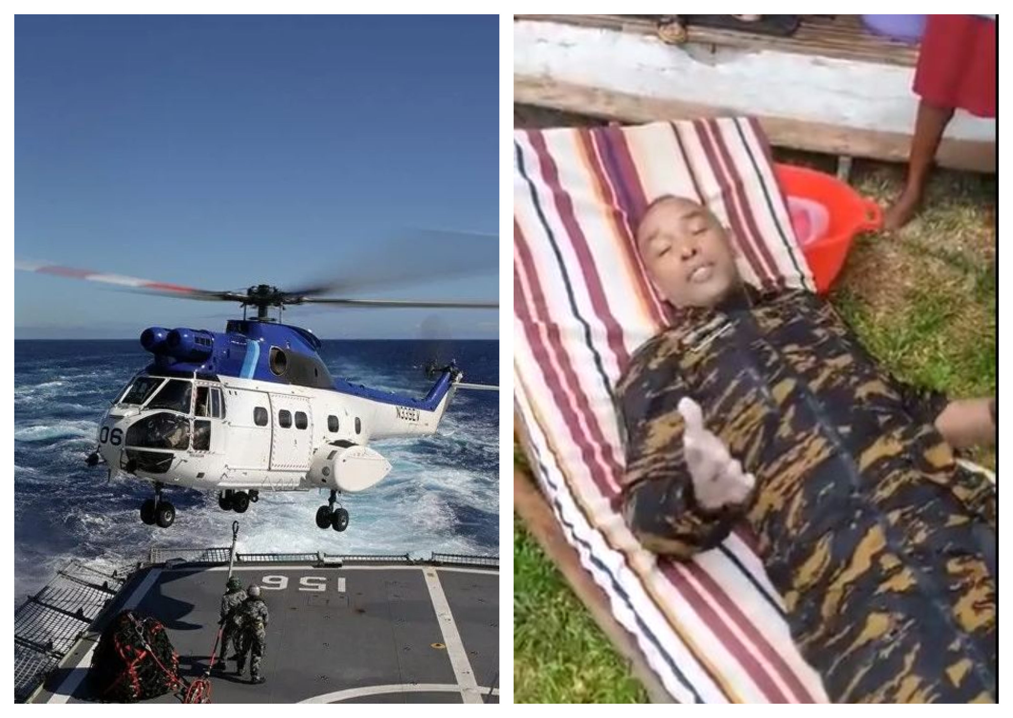 "سبح 12 ساعة ".. شاهد: لحظة نجاة وزير داخلية مدغشقر من الموت غرقاً بعد سقوط طائرته في البحر 