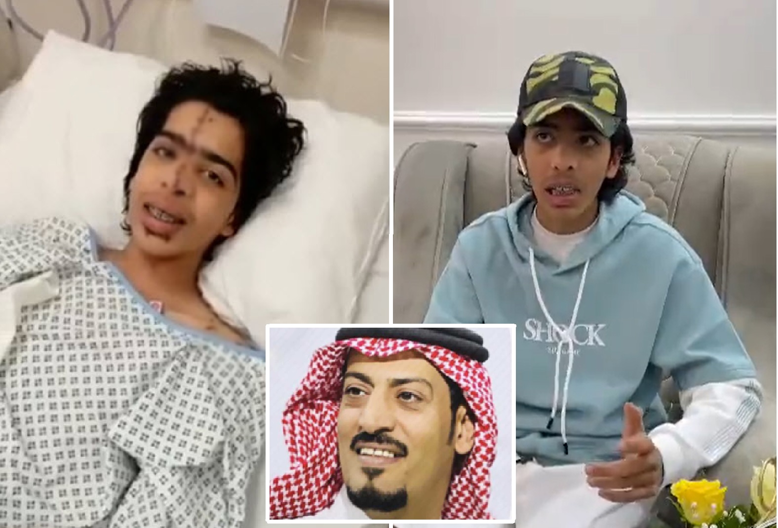 شاهد .. أول ظهور لنجل مشهور سناب الراحل "محمد الشمري" بعد خروجه من المستشفى