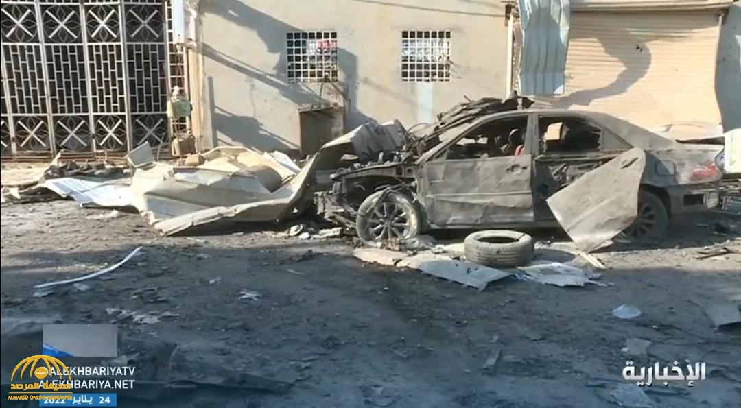 شاهد.. فيديو جديد يوثق أضرار سقوط الصاروخ الحوثي على المنطقة الصناعية في جازان